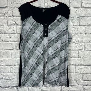 Adele & May Sleeveless Tank Blouse Size 2X